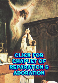 The Chaplet of Reparation And Adoration To Jesus In the Blessed Sacrament